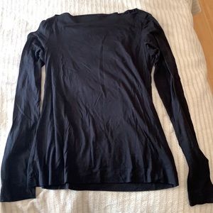 James Perse Boat Neck Long sleeve T Shirt